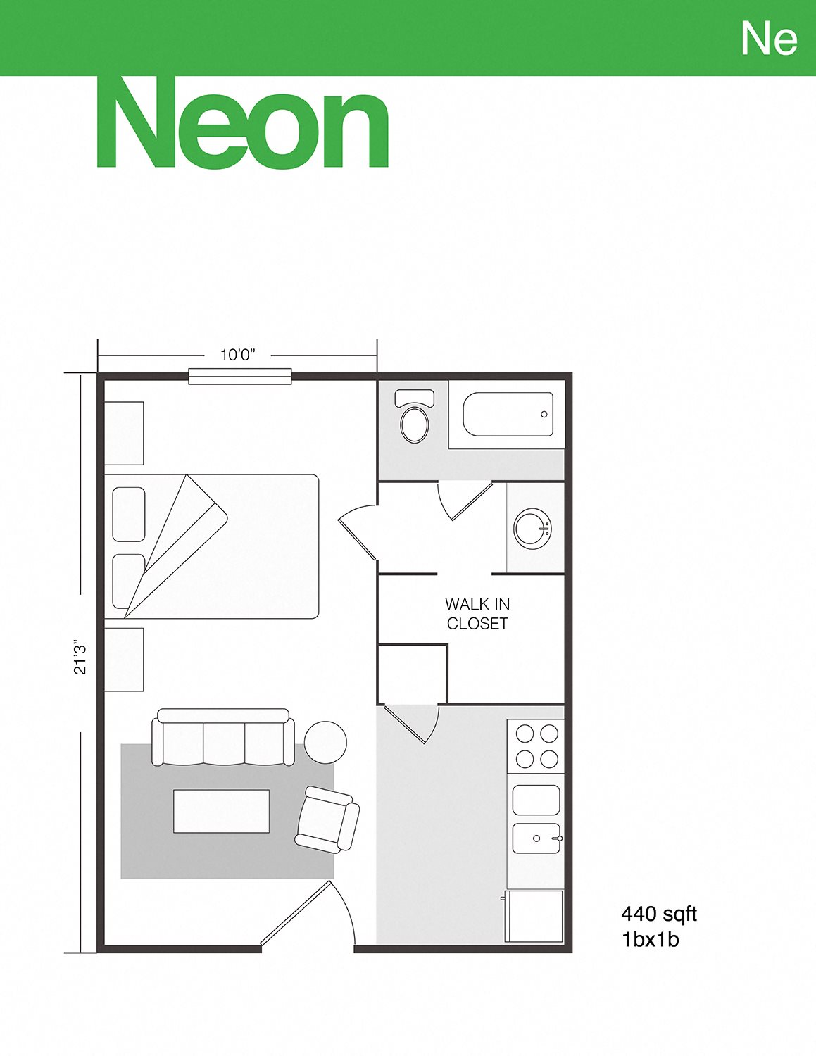 Floor Plans of The Element Austin in Austin, TX